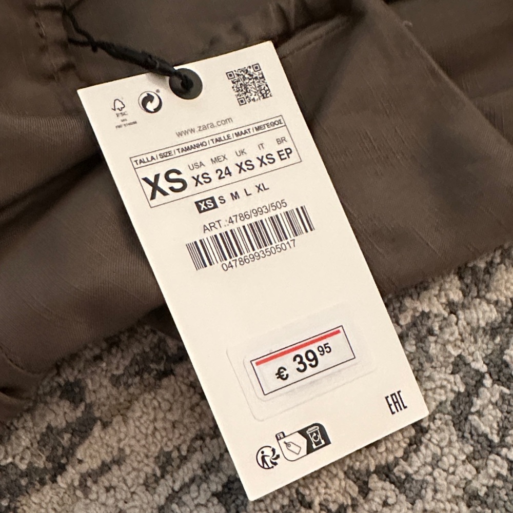 Zara Olive Brown Backless Halter Maxi Dress - Picture 5 of 5